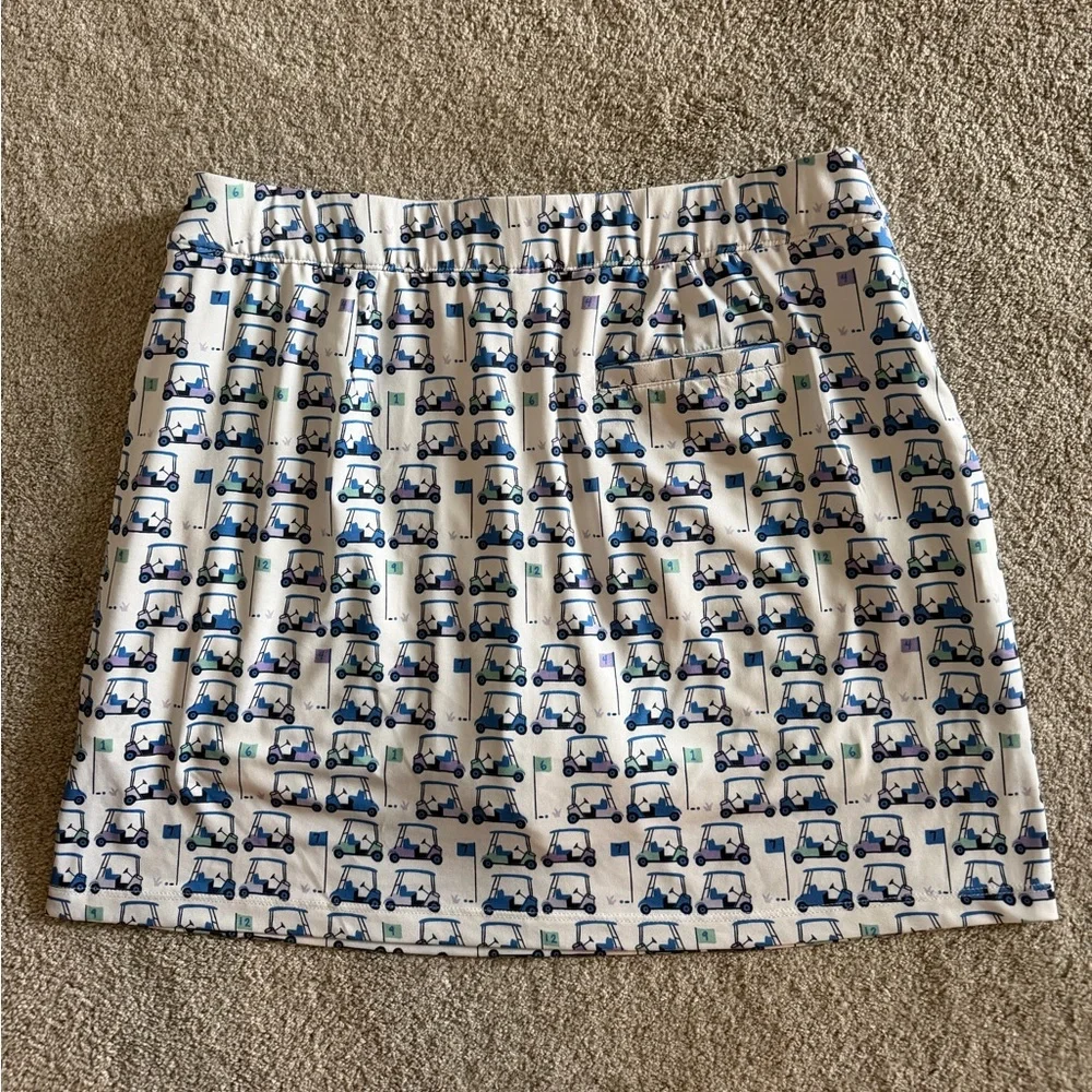IZOD Golf Cart Skirt/ Skort Blue, Lavender, And Green Size Large - Picture 5 of 6